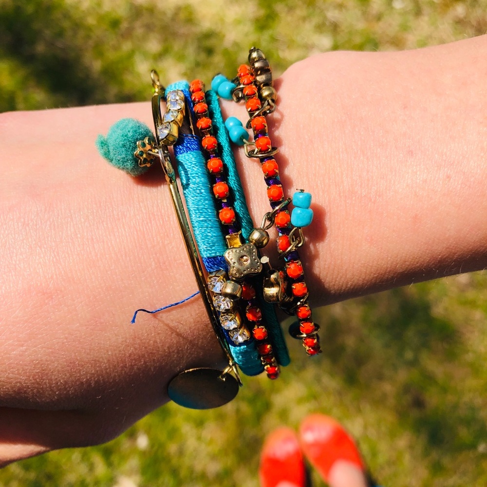 Boho String Wrapped Bangles